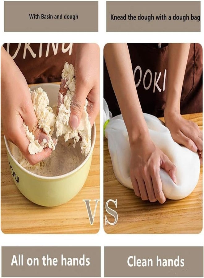 DEVAM Silicon Atta Kneading Dough Maker Bag, Silicone Preservation Magic Kneading Bag for Mixer for Bread, Pastry, Pizza & Tortilla Flour-Mixing Bag Best Non-Toxic Multifunctional Cook Tool - Image 5