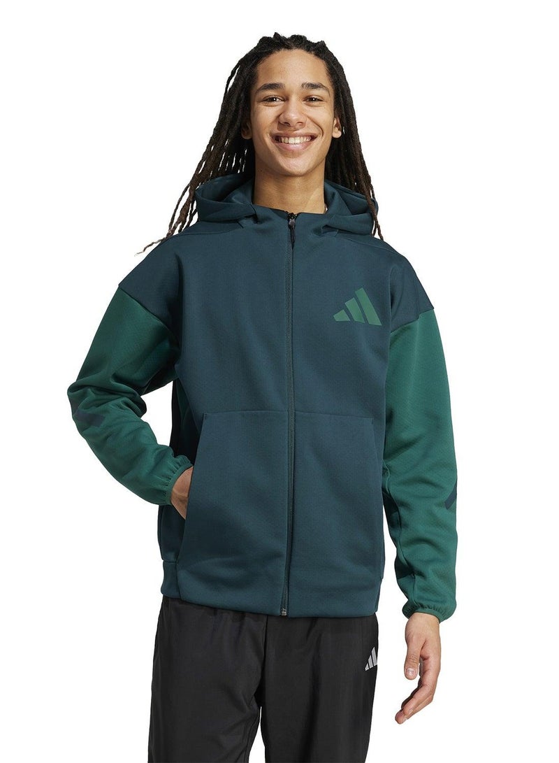 Adidas Z.N.E. Full-Zip Hoodie - Image 1