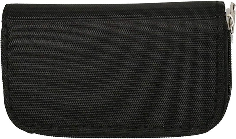 JCSMARTEC Memory Card Carrying Case - Suitable for Micro SD, Mini SD and 4X CF, Card Holder Bag Wallet for Media Storage Organization (Black) - Image 3