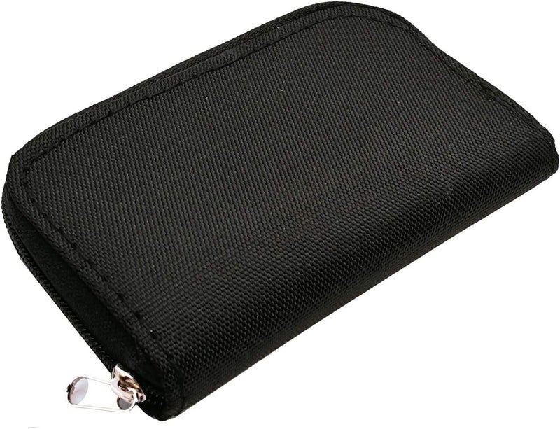 JCSMARTEC Memory Card Carrying Case - Suitable for Micro SD, Mini SD and 4X CF, Card Holder Bag Wallet for Media Storage Organization (Black) - Image 4