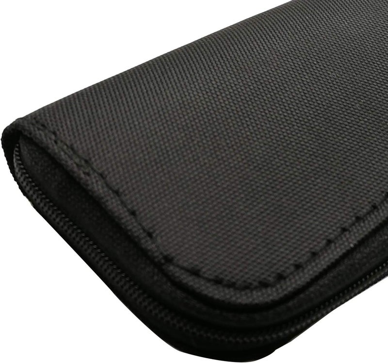 JCSMARTEC Memory Card Carrying Case - Suitable for Micro SD, Mini SD and 4X CF, Card Holder Bag Wallet for Media Storage Organization (Black) - Image 5
