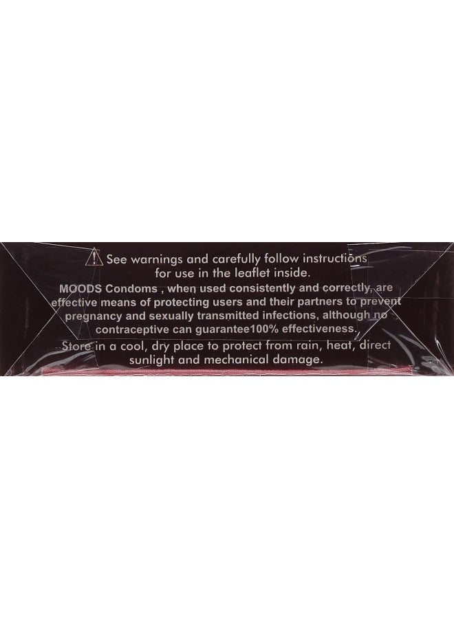 MOODS Strawberry 3 Condoms - Image 3