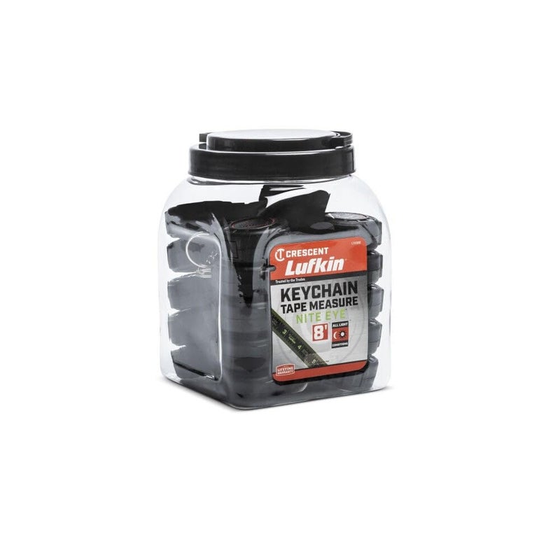 Lufkin - Tape,Keychain,Black Blade,1/2" X8' (L1108B) - Image 2