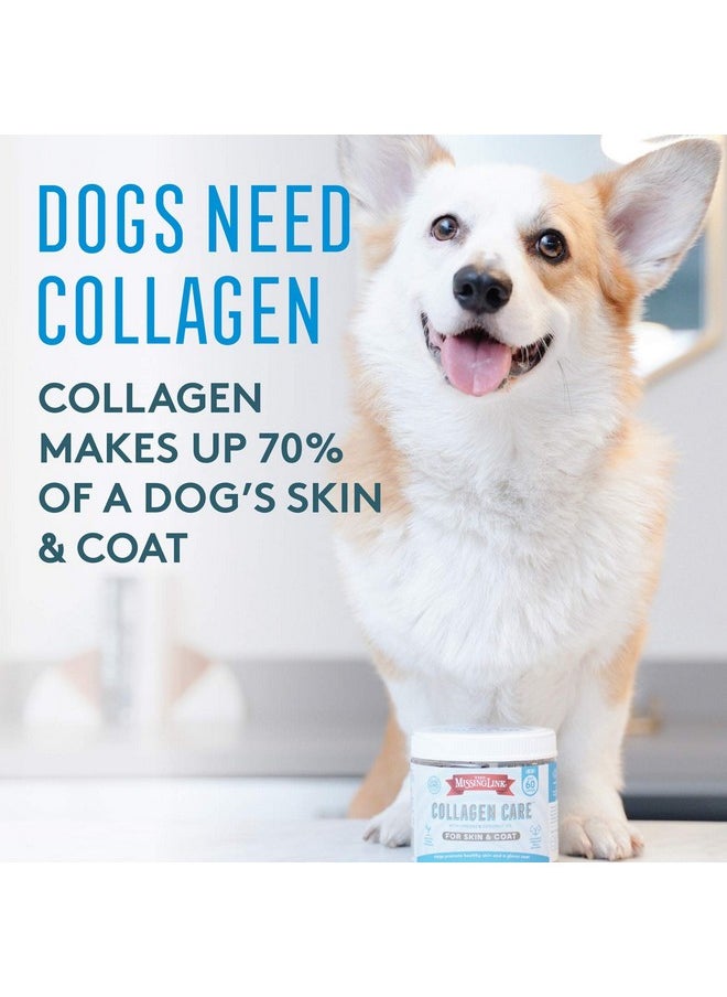 The Missing Link - Collagen Care Skin & Coat Soft Chews 60Ct  Daily Hair Growth, Healthy Skin & Strong Nails Support For Dogs - Image 1