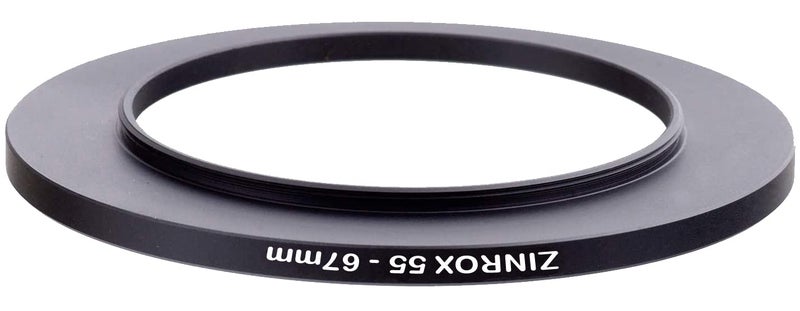 ZINROX ® 55-67mm Step Up Lens Filter Adapter Ring, Set of 1 Piece - Size :-55mm to 67mm Stepping Ring - Image 2