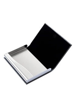Generic Padike Business Card Holder, Business Card Case Professional PU Leather & Stainless Steel Multi Card Case,Business Card Holder Wallet Credit Card ID Case/Holder for Men & Women. (Gray)  - Image 4