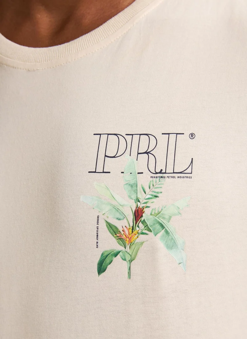 Petrol Industries Seashell Men T-Shirt SS Classic Print for Men | Best Price UAE