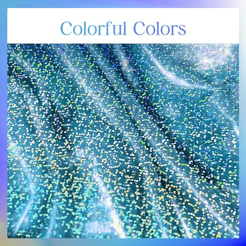 Just Shimmer Blue & Purple Holographic Laser Tablecloth 40" x 108" Iridescence Frozen Mermaid Birthday Party Table Cloth Plastic Foil Table Cover For Under The Sea Ocean Winter Wedding Anniversary Party Supplies - Image 5