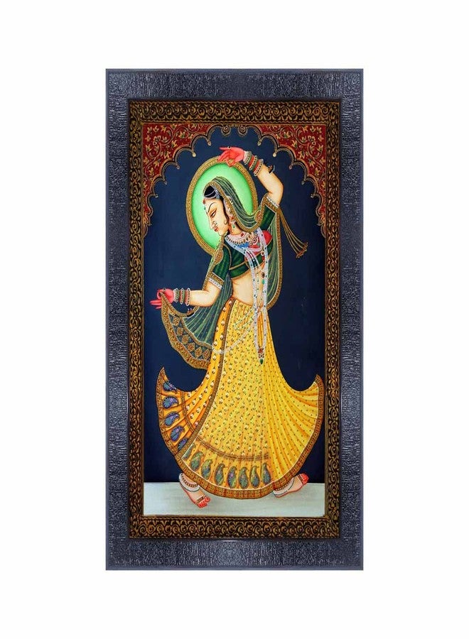 pnf Poster And Frames Rajasthani Miniature Painting Art Wooden Photo Frame With Acrylic Sheet | Living Room, Bedroom | Home Decoration | Best Gifting Option (10 * 14inch,Multicolour,Synthetic) 1029 - Image 1