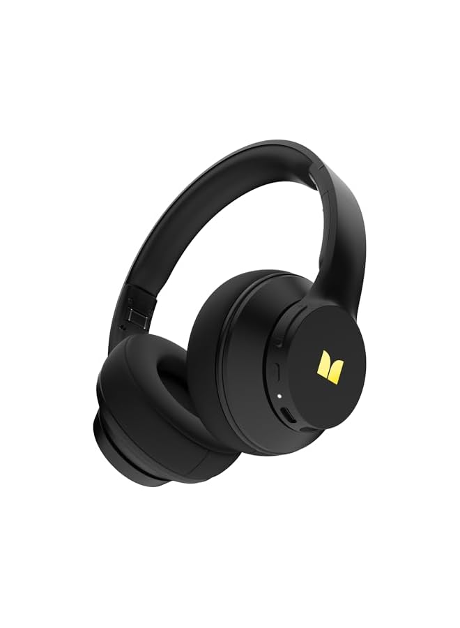 Monster Mission 100 Bluetooth Headphones, Over Ear Headphones with Immersive Bass, Crystal Clear Call, 40H Playtime, Bluetooth 5.4, Comfortable Fit Wireless Headset - Image 1