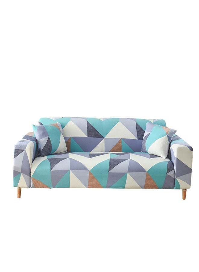 Printed Sofa Cover Stretch Couch Covers Sofa Slipcovers for 3 Cushion Couch 190 x 230cm  - Image 1