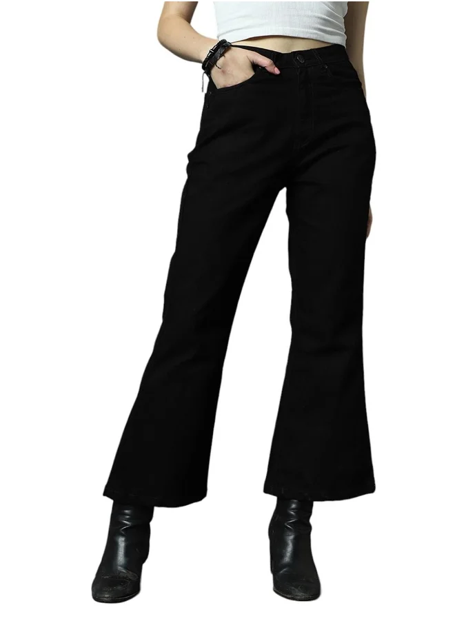 HIGH STAR Women Black Jeans