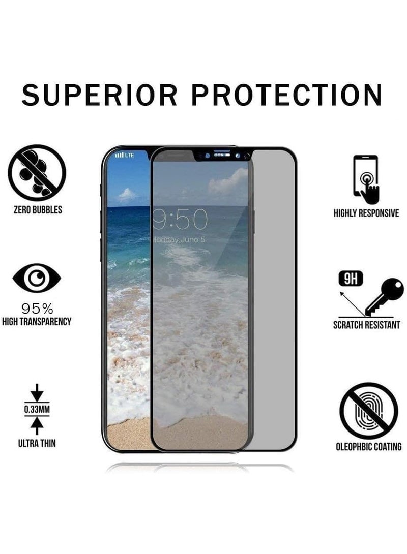 بريمو بلس لاصقة حماية الخصوصية لحماية هاتف أبل آيفون X/XS أسود - Image 3