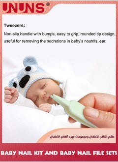 UNUNS Baby Nail Kit,Baby Nail Trimmer Buffer Set,Baby Nail Clipper Set For Newborn Toddler Adult Toes,Electric Handheld Nail Grinder Silent Nail Clipper,Fingernails Care Polish Kit For Toddler Adults  - Image 4