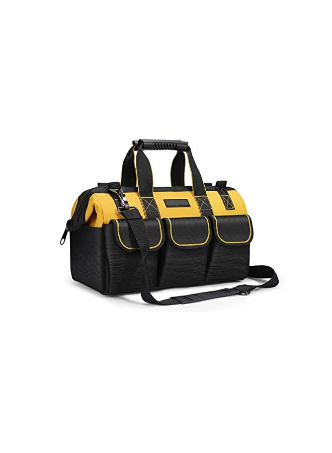 PROMASS Storage Bag, Heavy Duty Tool Bag, Large Tools Storage Bag, Organiser for Hand/Power Tools with Shoulder Strap, Large capacity, waterproof, Wear-resistant for Eletricians, DIY, Tool Storage Etc.  - Image 2