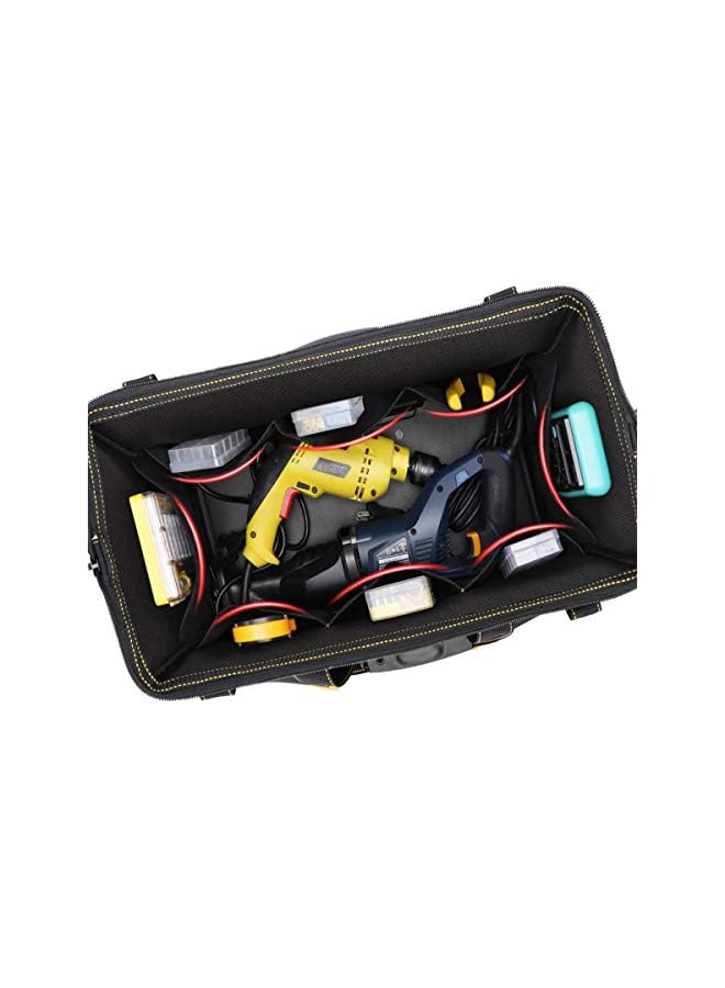 PROMASS Storage Bag, Heavy Duty Tool Bag, Large Tools Storage Bag, Organiser for Hand/Power Tools with Shoulder Strap, Large capacity, waterproof, Wear-resistant for Eletricians, DIY, Tool Storage Etc.  - Image 5