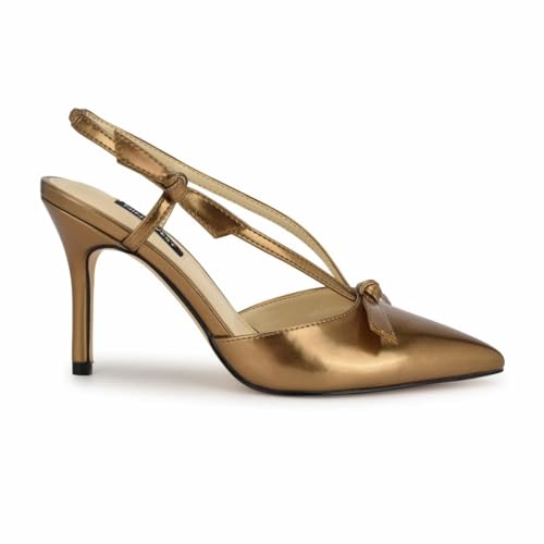 Nine West Women's Ruze Pump, Bronze 750, 8 - Image 1