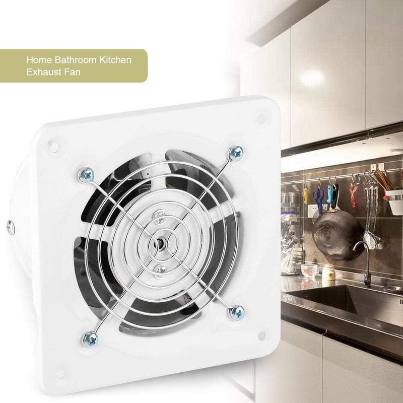 woobles 25W 220V Bathroom Window Exhaust Fan, Bathroom Exhaust Fan, for Bedroom for Kitchen and Bathroom- - Image 2
