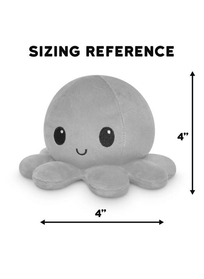 TeeTurtle - The Original Reversible Octopus Plushie Day + Night Cute Sensory Fidget Stuffed Animals That Show Your Mood - Image 1
