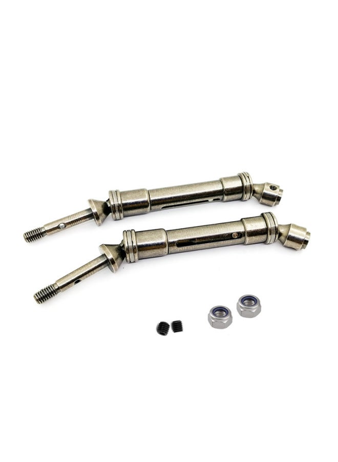 TRAXXAS Huanqi 727 Mountain Mouse Short Card Accessories SLASH Dead Mouse CVD Metal Front And Rear Universal Drive Shaft-Color:Rear Drive Shaft  - Image 1