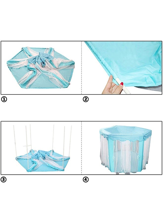 JCB CHIC Large Kids Tent House Indoor Outdoor,Toddler Play Tent With Birthday Party Decoration,Play house for Baby Princess Castle Tent, Kids Indoor Room Toys for Girls Boys - Image 5
