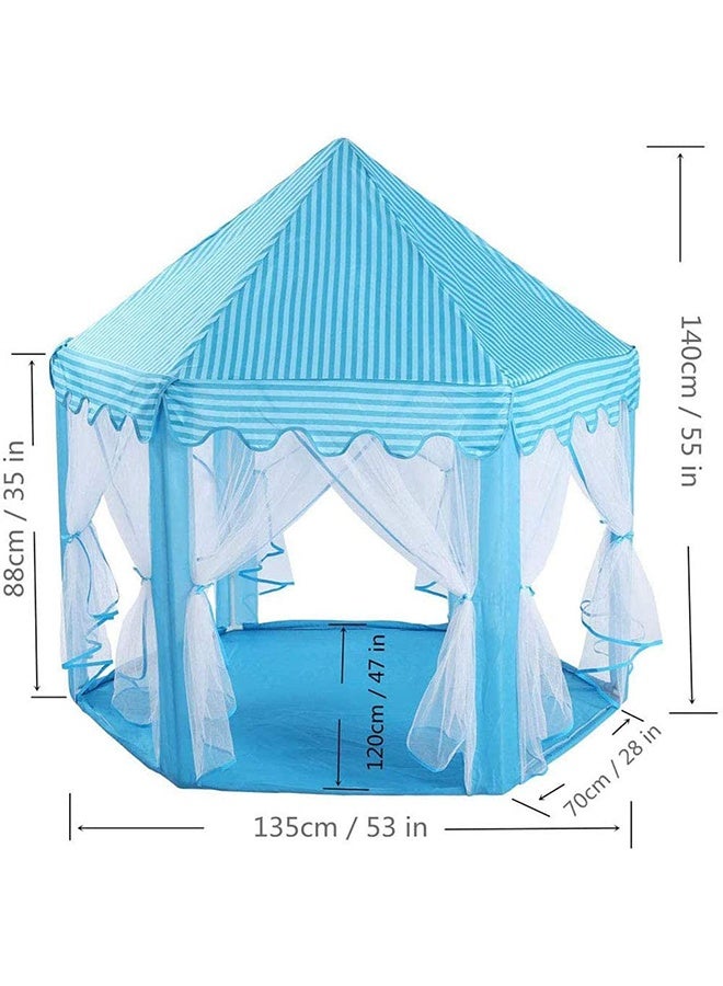 JCB CHIC Large Kids Tent House Indoor Outdoor,Toddler Play Tent With Birthday Party Decoration,Play house for Baby Princess Castle Tent, Kids Indoor Room Toys for Girls Boys - Image 2