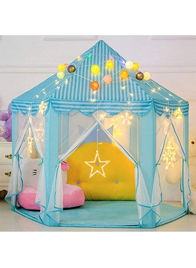 JCB CHIC Large Kids Tent House Indoor Outdoor,Toddler Play Tent With Birthday Party Decoration,Play house for Baby Princess Castle Tent, Kids Indoor Room Toys for Girls Boys - Image 1