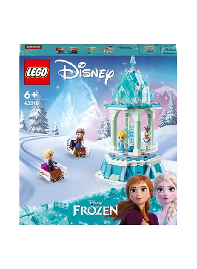 ليغو Disney Anna And Elsa’S Magical Merry-Go-Round Building Toy Set; A Collectible Frozen Birthday Gift For Kids And Fans Aged 6 And Over; Inspires Unlimited Play With Familiar Characters (175 Pieces) 43218 LEGO