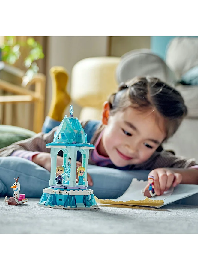 ليغو Disney Anna And Elsa’S Magical Merry-Go-Round Building Toy Set; A Collectible Frozen Birthday Gift For Kids And Fans Aged 6 And Over; Inspires Unlimited Play With Familiar Characters (175 Pieces) 43218 LEGO