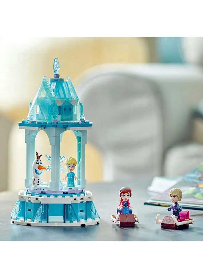 ليغو Disney Anna And Elsa’S Magical Merry-Go-Round Building Toy Set; A Collectible Frozen Birthday Gift For Kids And Fans Aged 6 And Over; Inspires Unlimited Play With Familiar Characters (175 Pieces) 43218 LEGO
