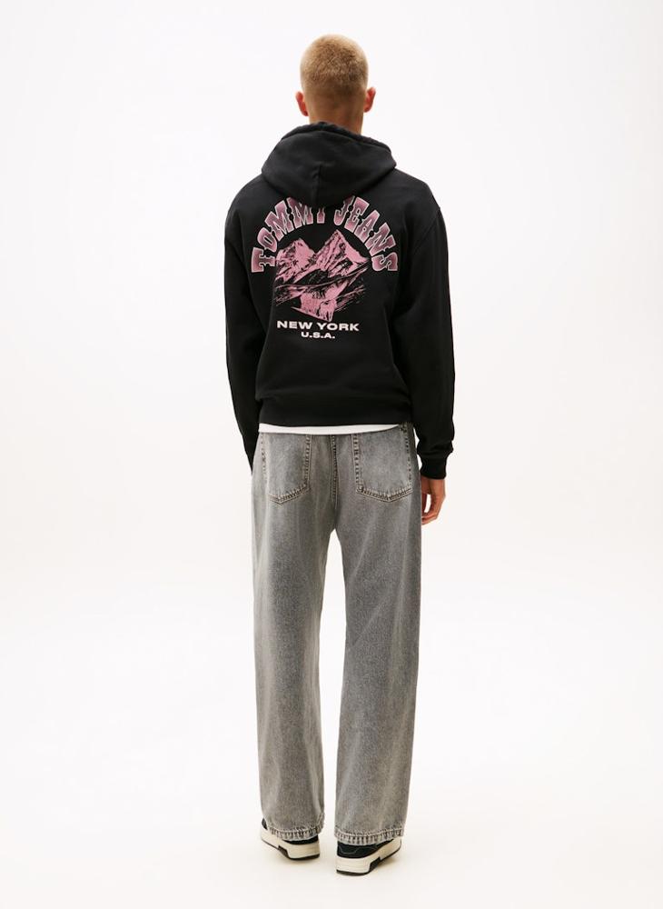 TOMMY JEANS Back Graphic Relaxed Hoody - Image 2