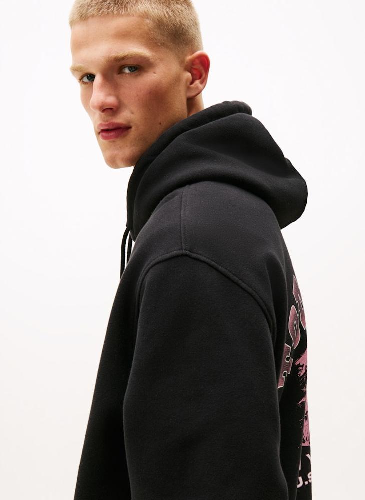 TOMMY JEANS Back Graphic Relaxed Hoody - Image 3