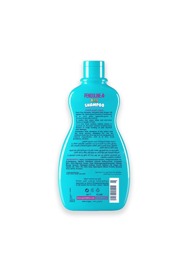 PENDULINE Penduline Kids Shampoo Blue | For Dry Hair | Gentle Cleansing & Frizz Control |Nourishing & Moisturizing |250 ML  - Image 2