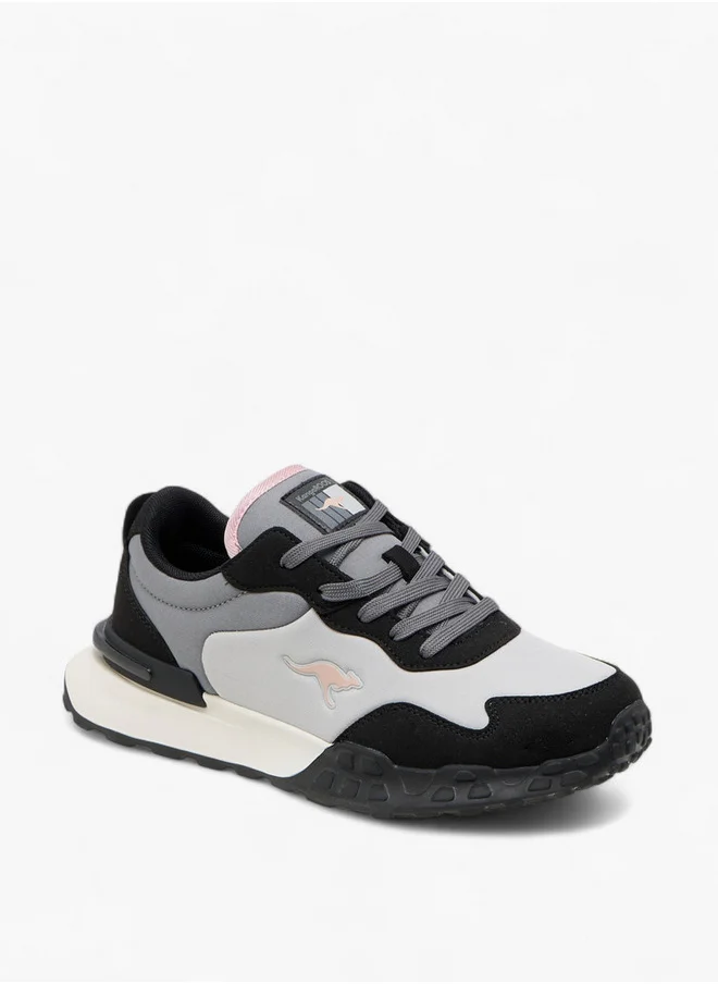 kangaROOS Women's Panelled Lace-Up Sports Shoes