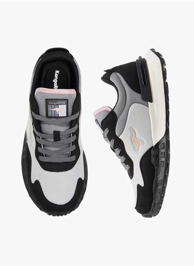 kangaROOS Women's Panelled Lace-Up Sports Shoes