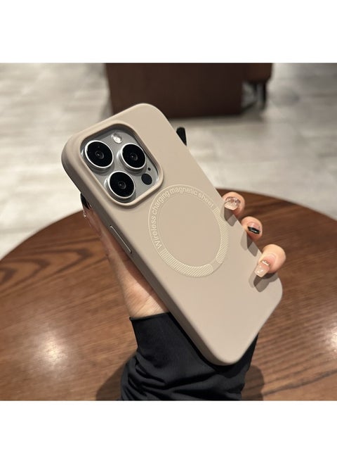 Official Real Liquid Silicone Magnetic Mobile Phone Case Premium For Apple Drop-resistant Case Multiple Models Available
