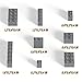 RWDTER 240 Pieces Bulk Bricks 8 Sizes of Mixed Building Blocks Compatible with Lego and All Other Brands Light Gray - Image 4