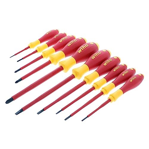 Wiha 32093 Slotted and Phillips Insulated Screwdriver Set 1000V 10Piece Slotted 2065mm Phillips 03 - Image 1