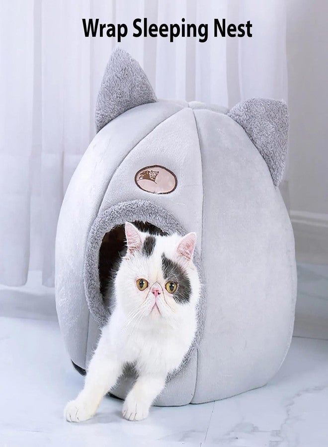 MAPPLE CREATION Fluffy Cat House Dog Bed, Shelter Feral, Outside Waterproof for Outdoor/Indoor Cats, Insulated Cat House for Winter - Image 5