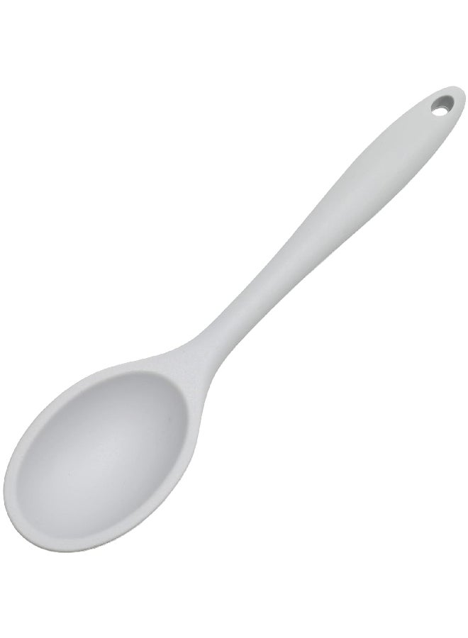Chef Craft Premium Silicone Stain Resistant Basting Spoon Grey 11inch 13830 - Image 1