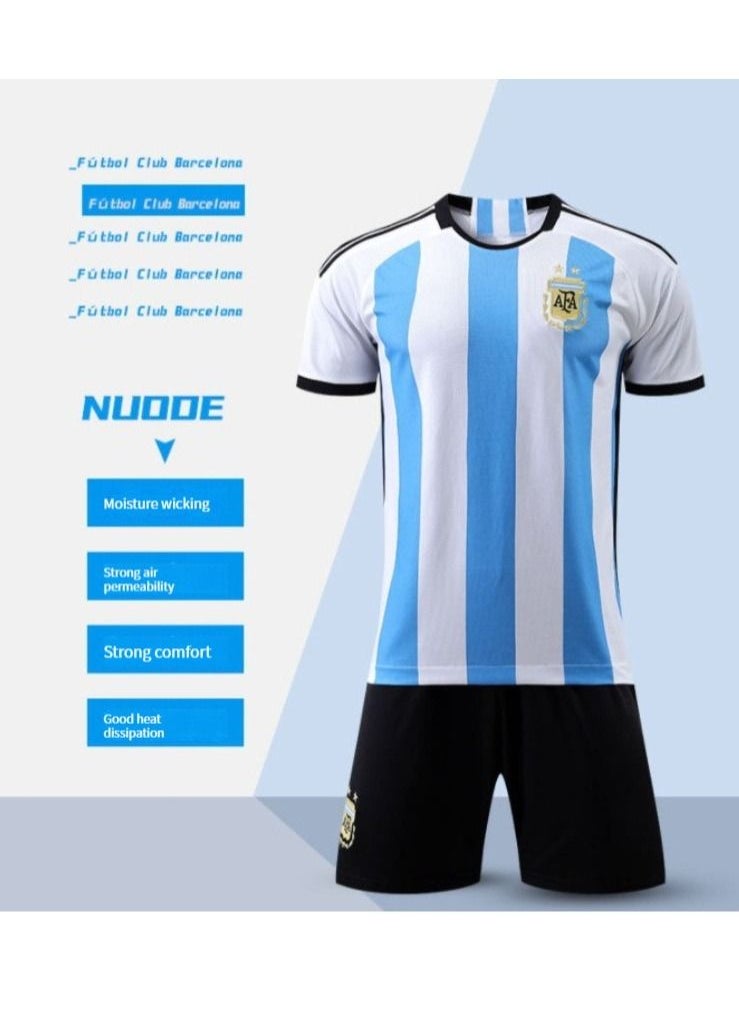 M MIAOYAN M MIAOYAN 2022 World Cup club football uniform men and women adult children suit jersey  - Image 2