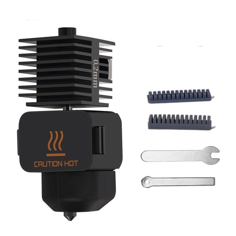 بامبو لاب A1 A1 ميني V2 طقم ترقية الهوت إند 4 قطع فوهة من الفولاذ المقوى بالنحاس هوت إند 0.2 مع هدية - Image 1