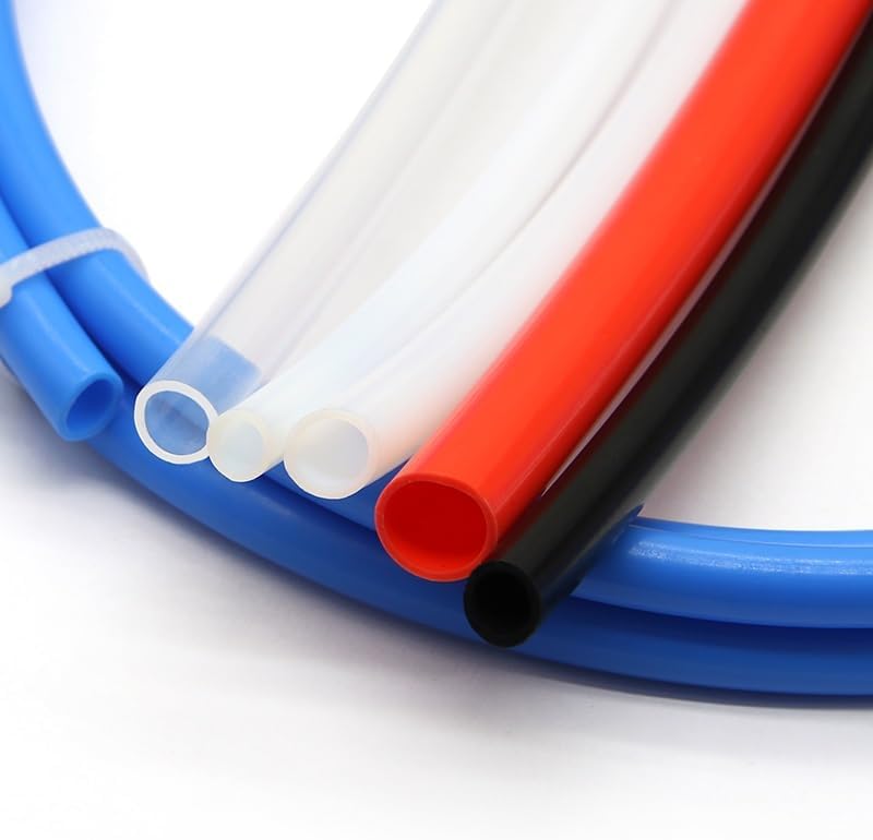 Tubing FEP PTFE Tube ID 0.5mm 1mm 4mm 6mm 7mm 8mm 10mm 12mm F46 Insulated Hose Rigid Pipe 600V for 3D Printer Parts 1 Meter(Red,ID 4mm x 5mm OD) - Image 4