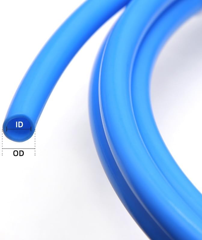 Tubing FEP PTFE Tube ID 0.5mm 1mm 4mm 6mm 7mm 8mm 10mm 12mm F46 Insulated Hose Rigid Pipe 600V for 3D Printer Parts 1 Meter(Red,ID 4mm x 5mm OD) - Image 3