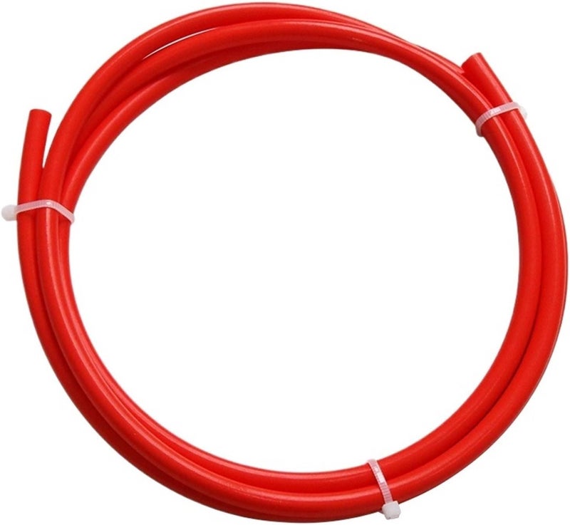 Tubing FEP PTFE Tube ID 0.5mm 1mm 4mm 6mm 7mm 8mm 10mm 12mm F46 Insulated Hose Rigid Pipe 600V for 3D Printer Parts 1 Meter(Red,ID 4mm x 5mm OD) - Image 2