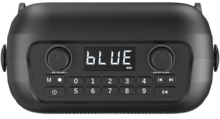 Monster Portable Bluetooth Speaker with Wireless Microphone Support, Rechargeable Outdoor Speaker, LED Display, USB/TF/FM Playback, Deep Bass Stereo Sound & Carry Strap for Travel, Parties & Home Use - Image 3