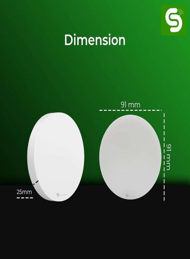 ESYSENSE Rimless Motion Sensor Round LED Panel Light 10W Surface Ceiling Light Cool White for Home, Office & Kitchen Pack of 1 ESY-Riml-EX - Image 3