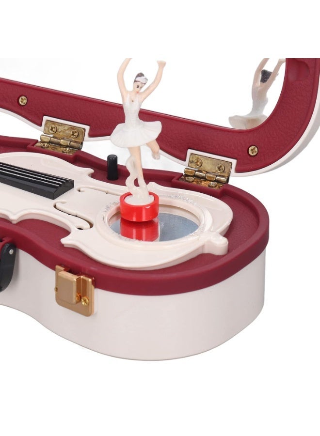 Enchanting Violin Musical Box - Rotating Ballerina & Classic Melody - Luxury Vintage Decor & Keepsake Gift for Her - Image 3