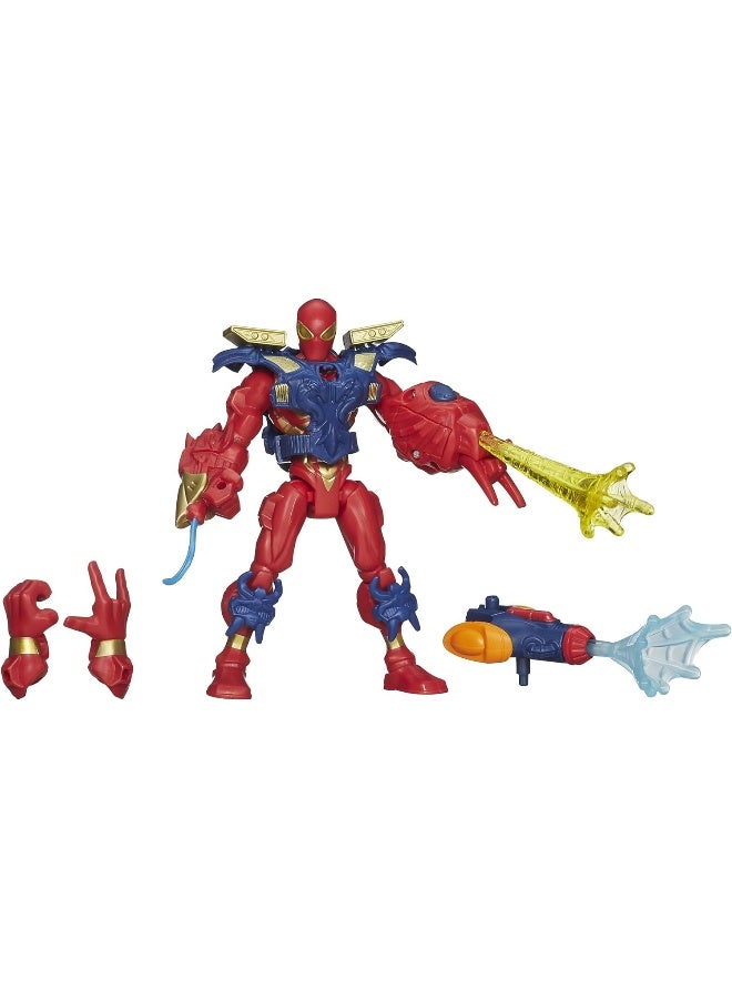 MARVEL مجسم العنكبوت الحديدي الإلكتروني من مارفل سوبر هيرو ماشرز - 6 بوصات - Image 1