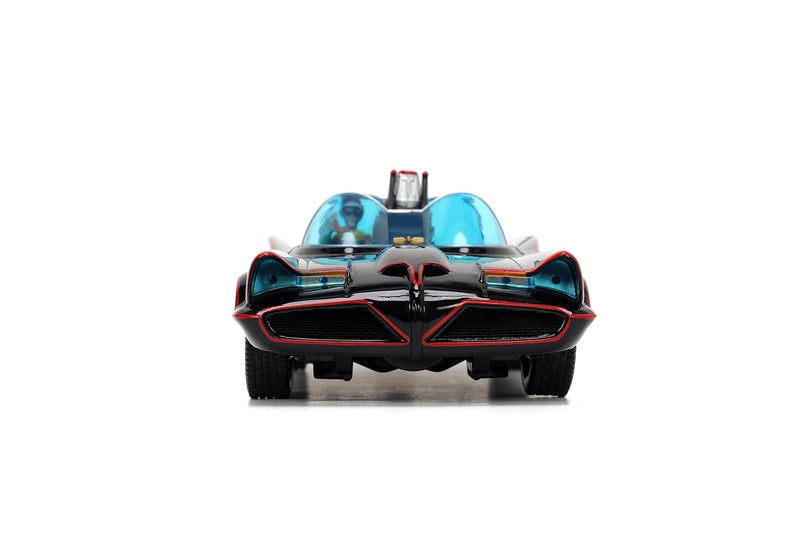 JADA toy Cars DC Comics 1:24 Classic TV Series Batman Batmobile Die-Cast Car & 2.75" Batman, Robin, Penguin, & The Joker Figures - Image 5